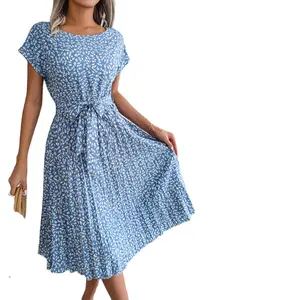 2023 Offre Spéciale vente en gros robes de soirée de mode couleur bleue vêtements femmes robe femmes soirée élégance femmes robes formelles
