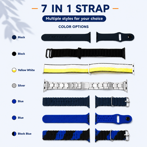 ชุดสายนาฬิกาอัจฉริยะ 7 in 1 พร้อมสายหลากหลายแบบและระบบชาร์จแม่เหล็ก - Product Image 3
