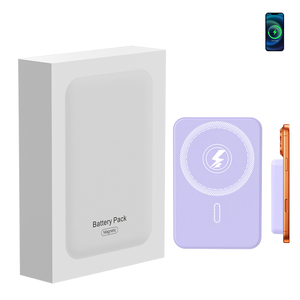 Batterie externe 5000 10000 mAh, chargeur sans fil magnétique, batterie externe 5000 mAh 10000 mAh autorisée en <span class=keywords><strong>vol</strong></span> international - Product Image 1