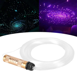 DT-1 Single Head/Flashlight Car Interior Starry Sky Ceiling Remote Control RGB <b>LED</b> Starry Sky <b>Light</b> Fiber Optic - Product Image 2