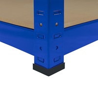 Rayonnage d'angle Rayonnage à 5 niveaux Étagère de rangement sans verrou Étagère de rangement à usage intensif