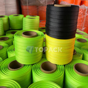 Рулон тканой полиэстеровой стропы AAR 1/2, 5/8, 3/4, 1 дюйм, 19, 25 мм, для крепления грузов, с крепежной лентой для такелажных ремней с хомутом - Product Image 3