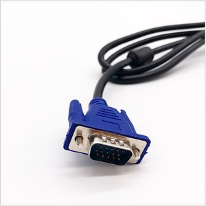 สาย VGA 1.8 ม. ชายต่อชาย 15 พิน ปลอกหุ้ม PVC ทองแดงปลอดออกซิเจน ป้องกันด้วยเส้นใย สำหรับโปรเจคเตอร์ ความละเอียด 1080P - Product Image 5