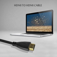 Câble coaxial mâle-mâle plaqué or 1080P haute définition 1.4 avec gaine PVC tressée pour ordinateur, projecteur, moniteur, lecteur DVD