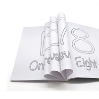 Libro para Colorear de Alta Calidad con Impresión de Imagen de Fábrica, Papel de Arte de Portada, Logotipo Personalizado, Libro para Colorear para Niños