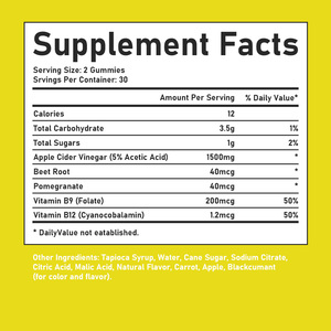 Gomitas de Vinagre de Sidra de Manzana, Gomitas ACV Quemagrasas, Desintoxicación Rápida, Adelgazamiento Natural, Gomitas Keto para Pérdida de Peso, Suministro del Fabricante - Product Image 1