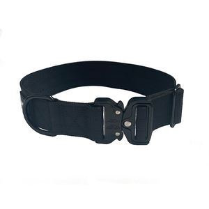 Collar Táctico K9 Ajustable de Nylon de Doble Capa con Hebilla Metálica de Liberación Rápida para Trabajo Pesado - Product Image 6