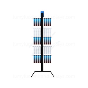 Expositor de Piso para Supermercado con Ganchos Metálicos de Doble Cara, Estante Colgante para Maquinillas de Afeitar, Brochas de Afeitar y Productos de Consumo - Product Image 4