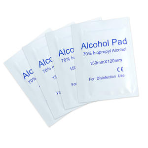 Tisu basah alkohol 75% sekali pakai ukuran perjalanan kain tidak ditenun untuk pembersih perangkat medis dan penggunaan Rumah Sakit - Product Image 6