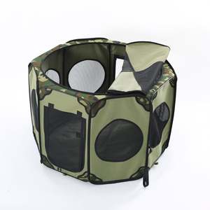 Corral Plegable de Alta Calidad para Mascotas, de 8 Paneles, con Malla Transpirable Antiarañazos - Product Image 4