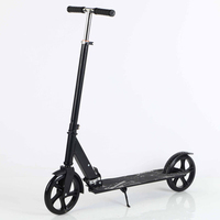 Trottinette pliable à deux roues pour enfants de 8 à 12 ans, meilleur prix, grandes roues, corps en plastique et alliage, idéale pour les voyages urbains