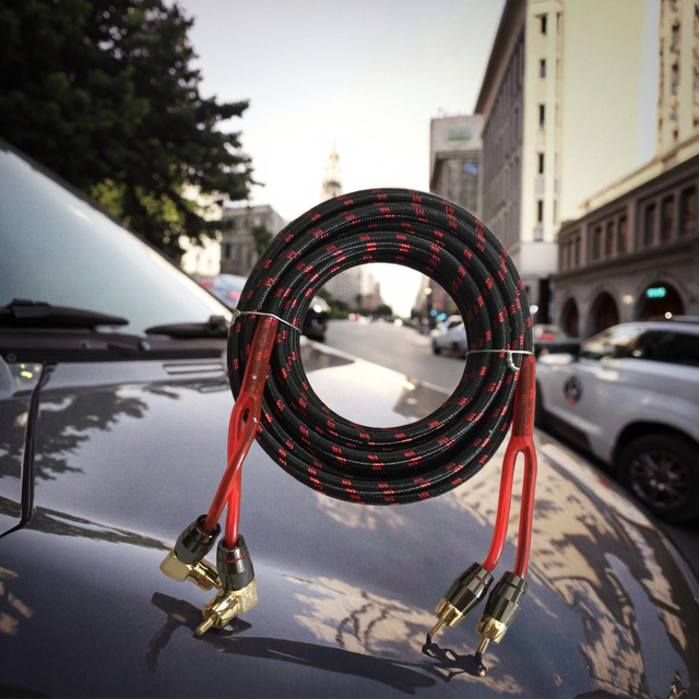 OFC RCA Cables Good Sales High Shielded RCA Cables Flexible Jacket RCA Wires Good Quality RCA Cables