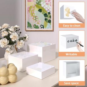 레스토랑 주방 및 호텔 에 적합한 내구성 흰색 아크릴 뷔페 식품 디스플레이 - Product Image 3