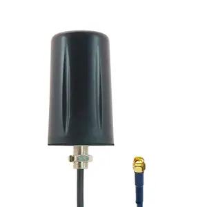 Low Profile 4G/5G Omni Directional Antenna 3dbi 6dBi Gain Screw Fixed Mount IP67 Waterproof Outdoor Cabinet Puck Antenna 4g