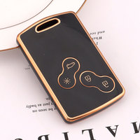 Coque de protection pour clé de voiture en TPU pour Kaptur/Captur/Logan/Laguna/Zoe/Koleos/Danilo/Nema/Fluence/Megane 2/3/Clio/Scenic/Duster