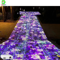 Expérience vidéo sur mesure pour mur/sol de restaurant Cartographie de l'expérience de l'hôtel de hall de projet Système de projecteur immersif