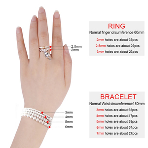 2-5mm tùy chỉnh 925 Sterling Bạc Vòng hạt Spacer Hạt trang sức phụ kiện bạc <span class=keywords><strong>Bead</strong></span> cho vòng đeo tay & vòng cổ đồ trang sức làm - Product Image 5