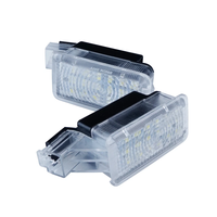 Lampe de porte de courtoisie LED de voiture blanche au xénon super brillante pour Acura MDX RLX TL ZDX TLX Lumière de bienvenue de porte OE 34257-SNB-003