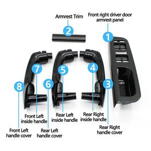 Cubierta de Manija de Puerta Delantera y Trasera Izquierda y Derecha para Automóvil con Volante a la Derecha, para VW Bora <span class=keywords><strong>Golf</strong></span> 4 MK4 Jetta 1999 2000 <span class=keywords><strong>2001</strong></span> 2002 2003 2004 - Product Image 2