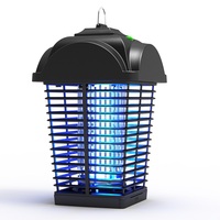 Bug Zapper outdoor18 w moustiquaire électrique étanche anti-insectes/piège à mouches pour maison jardin Patio-noir
