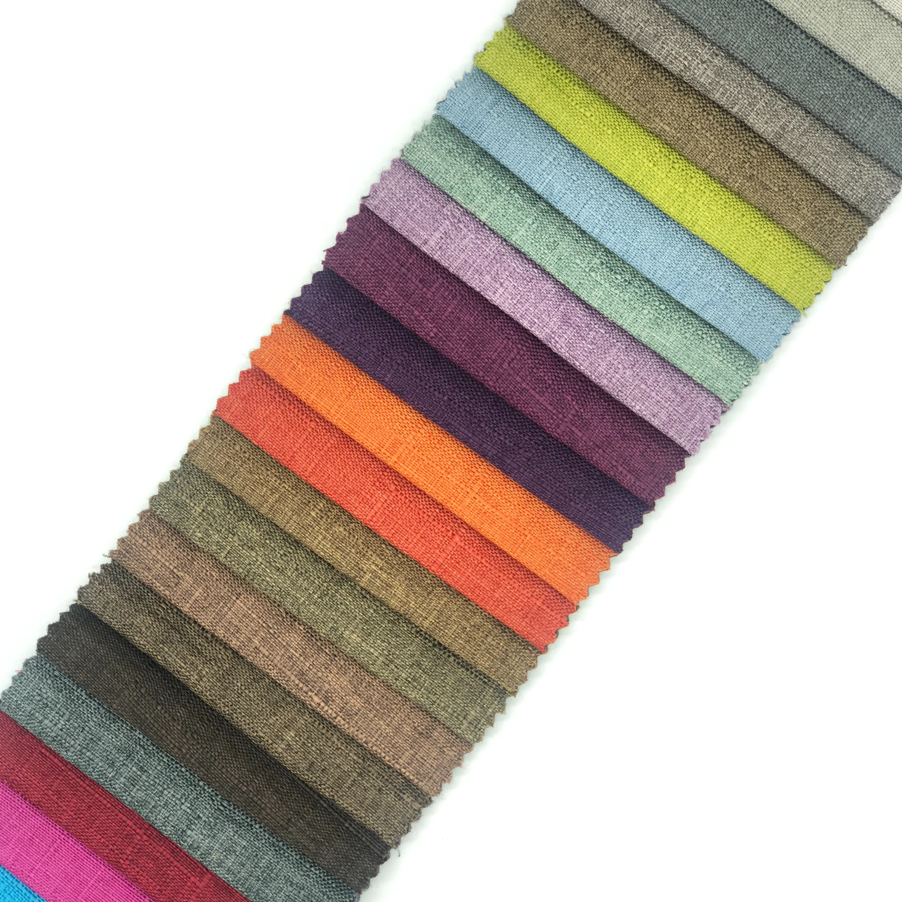 Qualidade superior personalizável cor 100% poliéster fibra de poliéster decoração da casa confortável sofá tecido