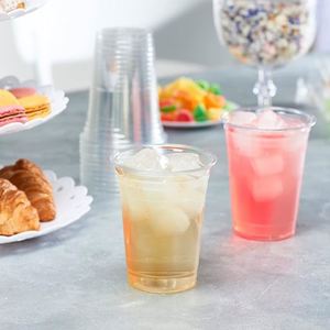 1000pcs 98mm PET <b>Plastic</b> Flat Lids for 98mm 12 14 16 18 20 24 oz PET Cold <b>Plastic</b> <b>Cups</b> - Product Image 4