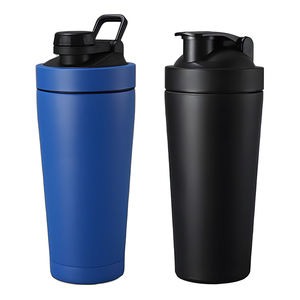 Gobelet à secouer en acier inoxydable 304, thermos de sport et de fitness, bouteille à secouer pour protéines en poudre - Product Image 1