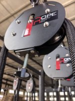 Appareil de musculation à domicile rotatif, nouvelle machine d'escalade à vitesse réglable, machine à tirer la corde, entraîneur de corde suspendue sans fin