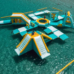 Parc <span class=keywords><strong>aquatique</strong></span> <span class=keywords><strong>aquatique</strong></span> géant commercial <span class=keywords><strong>de</strong></span> mer <span class=keywords><strong>de</strong></span> grand <span class=keywords><strong>jeu</strong></span> pour des parcs aquatiques gonflables d'équipement <span class=keywords><strong>de</strong></span> glissière flottante d'enfant et d'adulte - Product Image 2