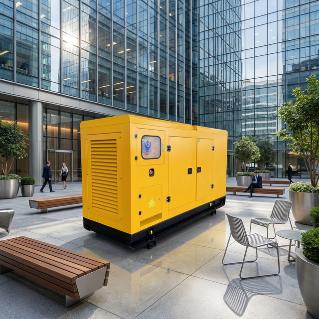 400kW Industrial Super Silent Diesel Generator Set Auto Three Phase 50Hz/60Hz ATS Standby Power for Data Center Hospital Factory