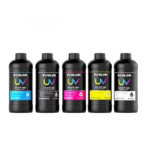 Pabrik penjualan terbaik ramah lingkungan LED kristal tinta UV untuk EP Xp600 TX800 I3200 printhead inkjet UV DTF printer