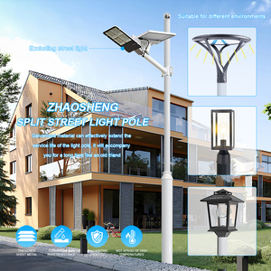 Personalizado Outdoor High Street Light Pólo <span class=keywords><strong>8m</strong></span> Galvanizado Aço Único Braço Pesado Estacionamento Iluminação Pólo Dividir Lâmpada Pólo - Product Image 2