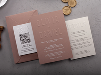 Cartes de vœux personnalisées en relief avec logo et enveloppes pour la promotion de petites entreprises