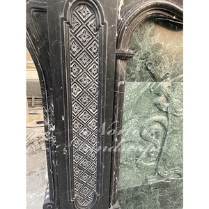Moderno interior de lujo independiente Piedra natural mármol negro <span class=keywords><strong>chimeneas</strong></span> fabricantes - Product Image 6