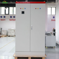 Armoire de distribution d'énergie industrielle triphasée 400A pour station d'épuration avec disjoncteur MCCB et protection contre les surtensions