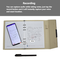Ensemble stylo intelligent OEM, bloc-notes, stylo numérique à matrice de points, stylo électronique à corps métallique, fournisseur de stylos électroniques