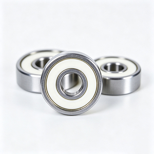 Rodamientos de Cerámica Blancos para Patines de Carreras, Paquete de 16 Rodamientos de 6 Bolas de Alta Velocidad para Patines en Línea Profesionales con Espaciadores - Product Image 3