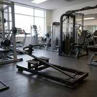 Máquina de remo con barra en T de acero de alta resistencia, plataforma de remo tipo Landmine con carga de placas para entrenamiento de fuerza de espalda, equipo de fitness para gimnasio en casa