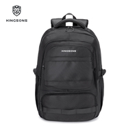 Sac à dos scolaire Kingsons 30L résistant à l'eau, sac à dos pour ordinateur portable, sac à dos multi-poches pour garçons et filles, lycée, collège