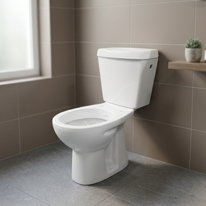 Inodoro de Cerámica de Dos Piezas con Sifón de Diseño Moderno y Doble Descarga, Conjunto de Inodoro WC de Acoplamiento Cercano en Oferta - Product Image 6