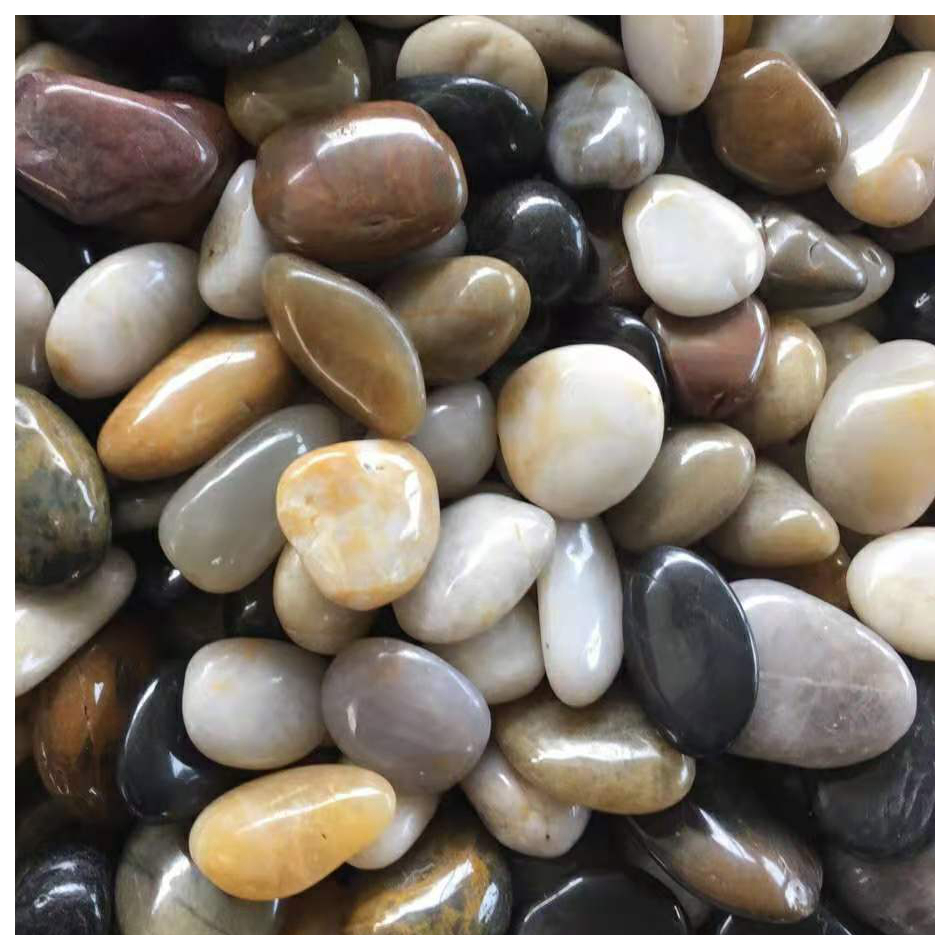 Разноцветные гальки, полированные гальки для украшения, натуральный камень, традиционный графический дизайн 3 года, 3d-модель для дизайна отеля