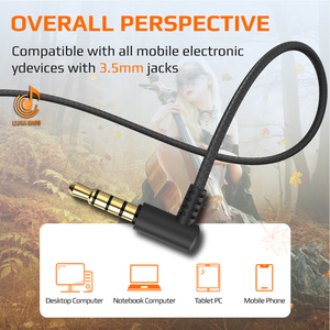 Tai Nghe Bass Nặng Tai Nghe Có Dây Bass Mạnh Mẽ Hi-Res Âm Thanh 3.5 Mm Tai Nghe Có Dây Với Mic Điều Khiển Âm Lượng - Product Image 3