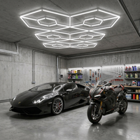 Éclairage de Baie de Lavage Auto à Haute Luminosité, Support d'Installation, Lumière de Garage Hive pour Atelier Automobile