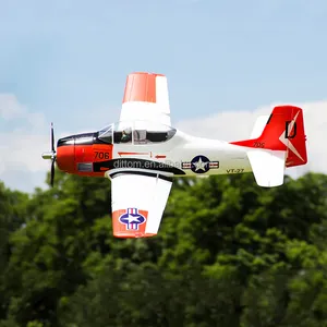 Fms 1400mm T-28D PNP <span class=keywords><strong>RC</strong></span> Mô hình máy bay V4 6CH chuyến bay màu đỏ warbirds 2.4G bọt máy bay - Product Image 4