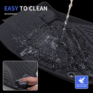 Juego Completo de Alfombrillas de Piso para Automóvil 3D TPE Antideslizantes para GMC Yukon 2021-2025, 7 Asientos, 3 Piezas, Accesorios Interiores - Product Image 6