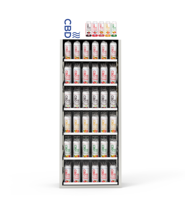 Storage Canned Shelf Rack Stackable Can Display Organizer Kitchen Metal Chrome Bottle Beverage Dispenser Rack for Retail Sh — view 4