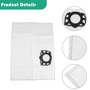 Bolsas de polvo de repuesto para aspiradora <span class=keywords><strong>Karcher</strong></span> KFI 357 KA 40 <span class=keywords><strong>WD2</strong></span> Plus WD3 SE4002, fuente de alimentación Manual para limpieza de automóviles - Product Image 2