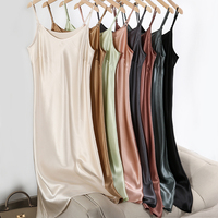 Robe de soirée en soie de mûrier de style luxueux, nuisette sexy mi-longue en soie, robe de nuit 100% soie pour femmes