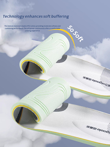 Nouvelles semelles intérieures sportives en coton PU 2025 – Gel EVA souple et élastique <span class=keywords><strong>pour</strong></span> absorption des chocs et soulagement <span class=keywords><strong>de</strong></span> la pression au quotidien – Lits <span class=keywords><strong>de</strong></span> <span class=keywords><strong>pieds</strong></span> rebondissants - Product Image 3
