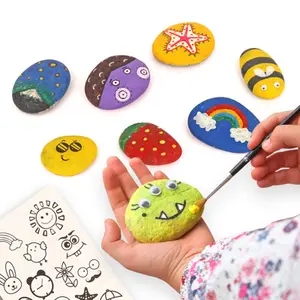 Hot Sale Arts and Craft Activities DIY Rock Painting Art Kit for Kids